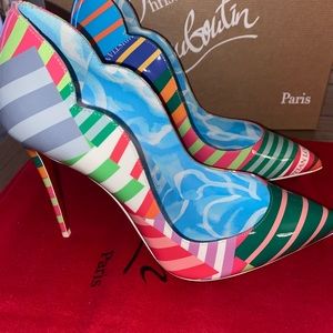 Christian Louboutin Multicolor Hot Chick 100 mm Heel